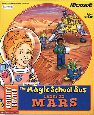 The Magic Schoolbus Lands on Mars - Box