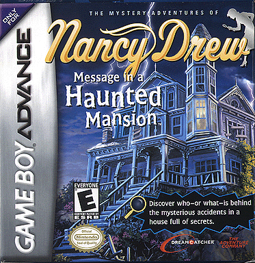 Nancy Drew Message in a Haunted Mansion - Box