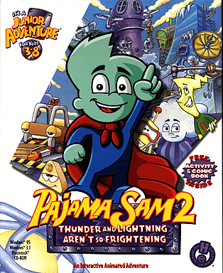 Pajama Sam 2 Thunder and Lightning Aren't So Frightening